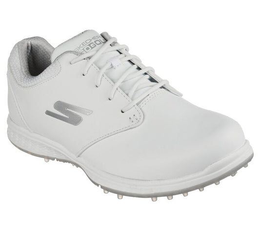 Skechers Performance Go Golf Shoes Womens Bold White Silver 123053 Choose Size