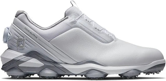 Footjoy Golf Shoes Tour Alpha 55544 Style 9.5 Medium Mens White BOA Lacing