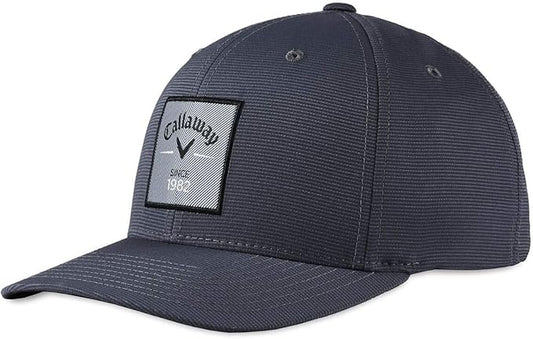 Callaway 2021 Rutherford Flex Fit Hat Performance Snapback One Size Charcoal
