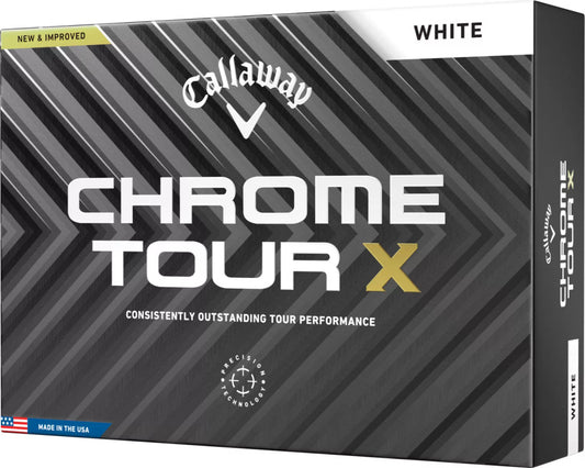 Callaway Chrome Tour X Golf Balls - 1 Dozen