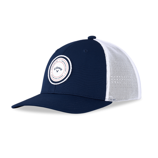 Callaway 2024 Playing Through Navy Trucker Hat Performance Snapback One Size