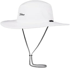 Titleist Golf 2025 Charleston Aussie Bucket Hat White Adjustable Strap