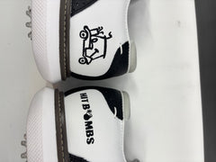 Footjoy Myjoys Traditions Series Golf Shoes Hit Bombs White Black 9.5 Medium