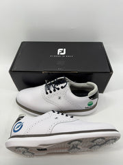 Footjoy Myjoys Traditions Series Golf Shoes White Mid Atlantic Logo 11 Wide