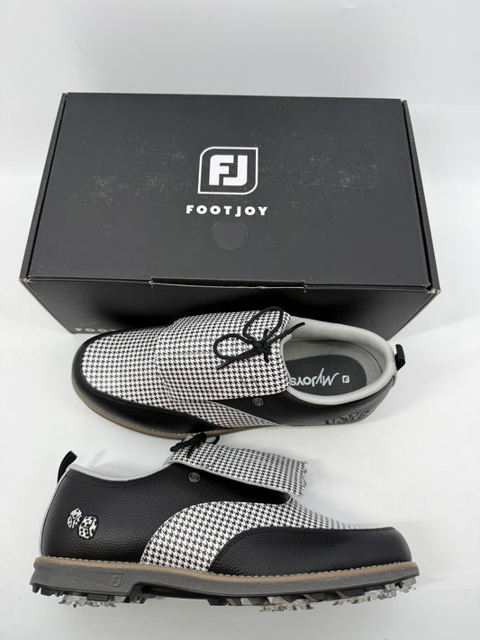 Footjoy Myjoys Premiere Series Issette Golf Shoes Womens Horseshoes Dice 11 Wide