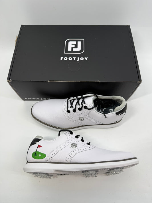 Footjoy Myjoys Traditions Series Golf Shoes Womens White "A" Putting Green 5.5 N