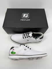Footjoy Myjoys Traditions Series Golf Shoes Womens White "A" Putting Green 5.5 N