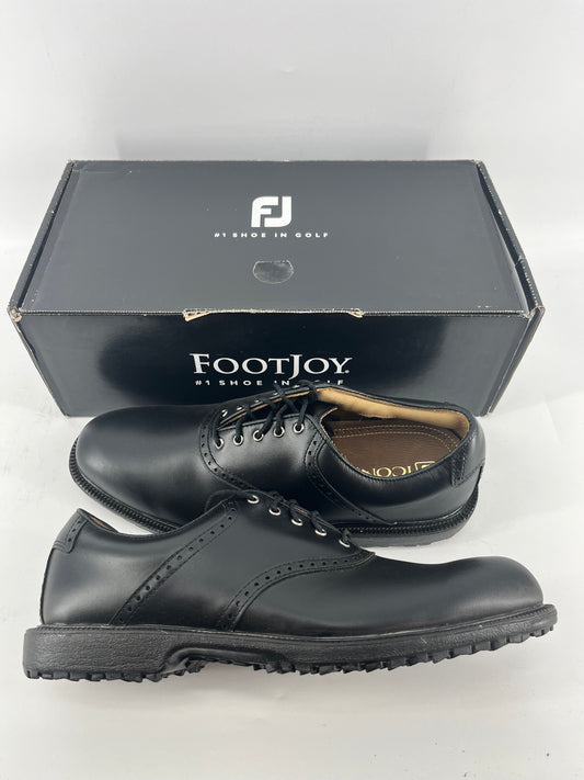 Footjoy Myjoys Golf Shoes 52270 Traditional Professional Black 11.5 Medium