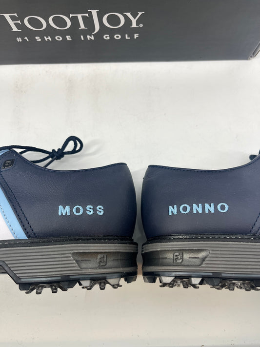 Footjoy Myjoys Premiere Series Packard Golf Shoes Custom Blue 8 Wide