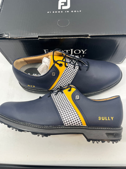 Footjoy Myjoys Premiere Series Packard Golf Shoes Custom Blue 11 Medium