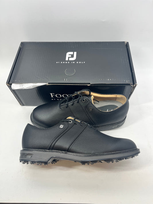 Footjoy Myjoys Premiere Series Packard Golf Shoes Custom Black 10.5 Wide