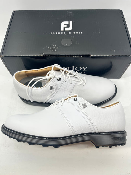 Footjoy Myjoys Premiere Series Packard Golf Shoes Custom White 9.5 Medium