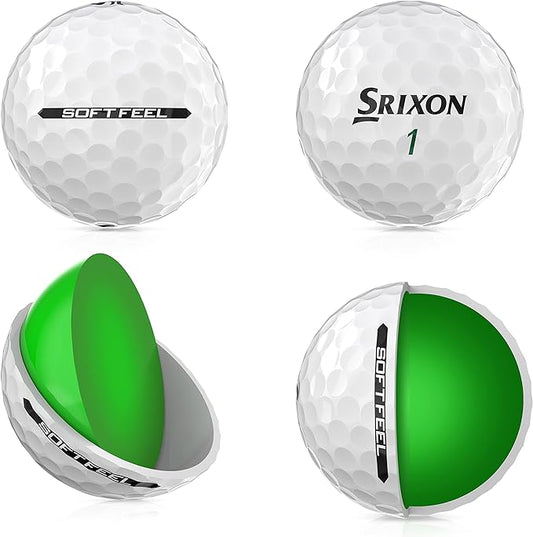 Srixon Soft Feel 1 Dozen Golf Balls - White