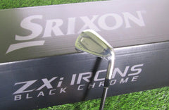 Srixon ZXi5 Black Chrome Iron Set 5-PW-AW Dynamic Gold Mid 115 Stiff Shaft Steel