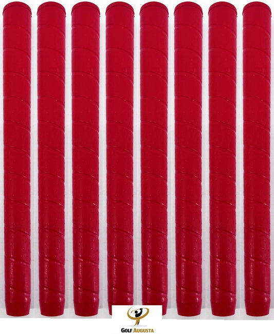 Tour Star + Oversize Red Golf Grips Made in the USA Quantity = 8