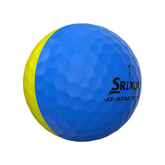 Srixon Q-Star Tour Divide Brite - Yellow & Blue 1 Dozen Golf Balls