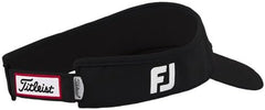 Titleist Golf Tour Performance Visor 2025 Black Velcro Closure