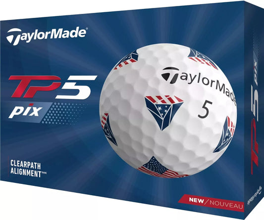 Taylormade TP5 Pix USA Golf Balls 2021