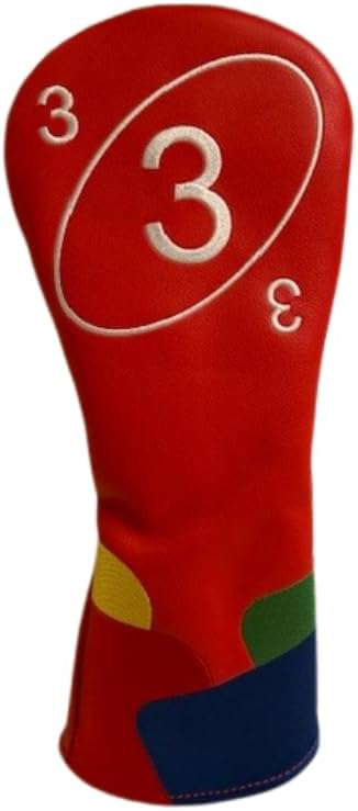 Apothos Fairway 3 Wood Card Game Headcover Red Yellow Green Blue