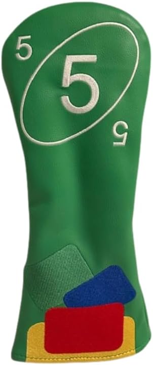 Apothos Fairway 5 Wood Card Game Headcover Green Blue Red Yellow