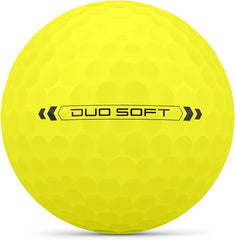 Wilson Staff W/S Duo Soft Golf Balls 1 Dozen - Yellow