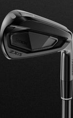 Srixon ZXi5 Black Chrome Iron Set 5-PW-AW Dynamic Gold Mid 115 Stiff Shaft Steel