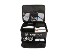 Apothos Golf Waterproof Trunk Organizer Shoes Clothes Storage Compartments