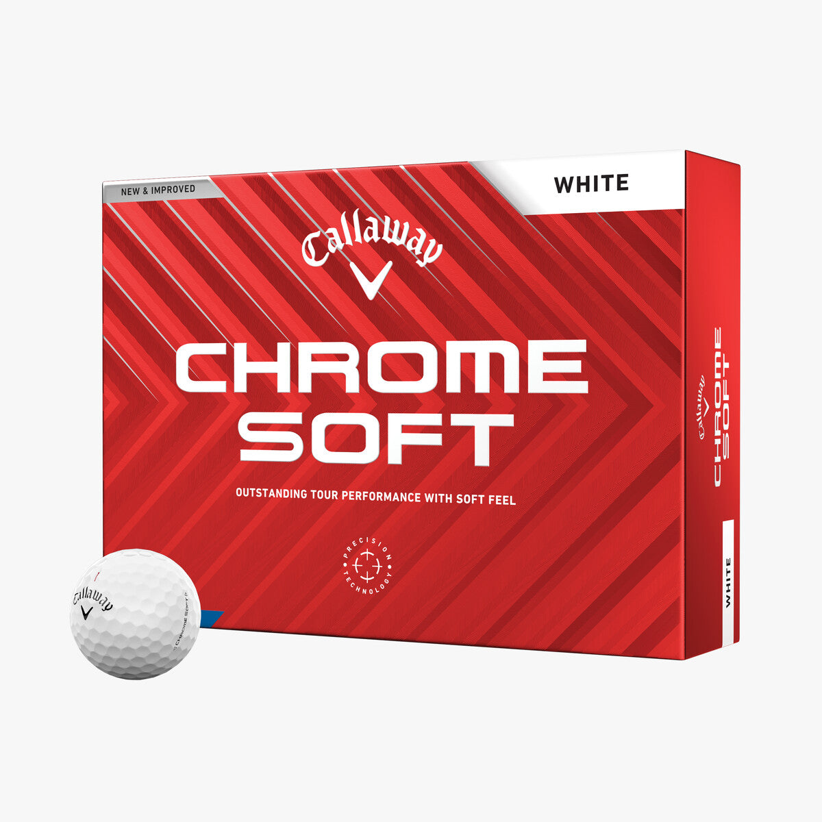 Callaway Chrome Soft White Golf Balls 2025 - 1 Dozen