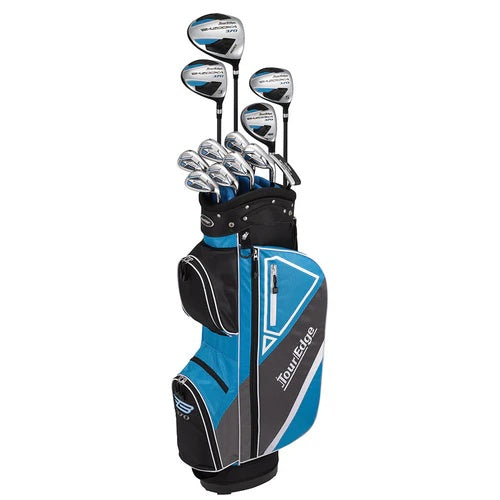 Tour Edge Bazooka 370 Complete Package Senior 12 Club Set LH Blue Black