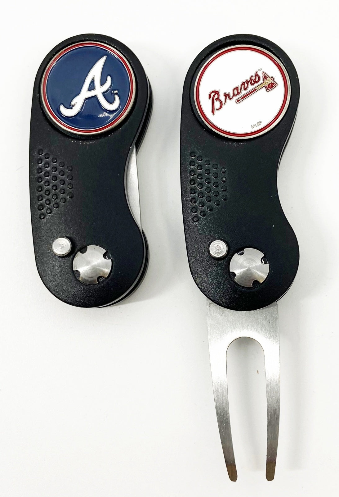 MLB 2 Prong Switchblade GOLF DIVOT REPAIR TOOL + Ballmark CHOOSE TEAM & COLOR