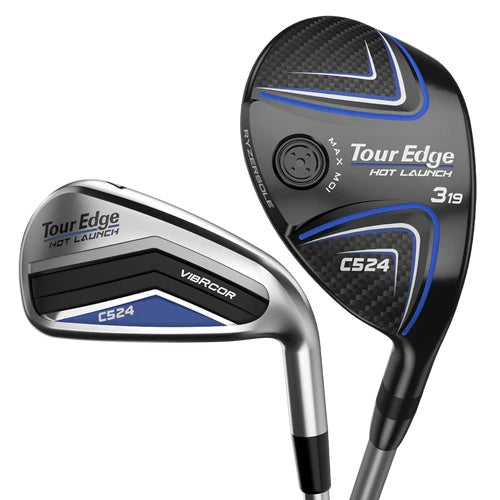 Tour Edge Hot Launch C524 Combo Set Ascent PL 4/5H Elevate MPH 956-PW RH S