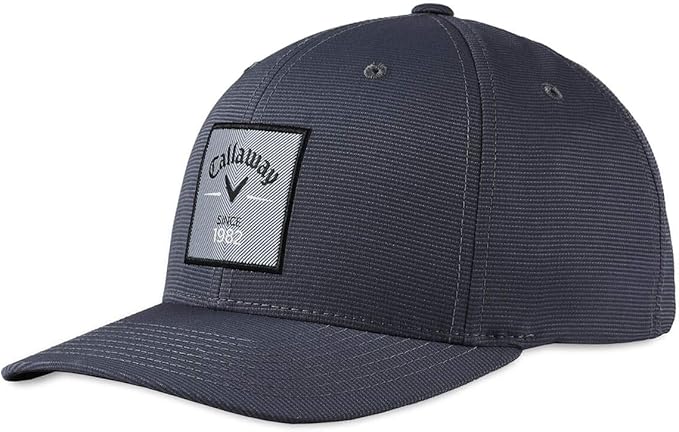 Callaway 2021 Rutherford Flex Fit Hat Performance Snapback One Size Charcoal