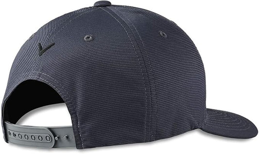 Callaway 2021 Rutherford Flex Fit Hat Performance Snapback One Size Charcoal