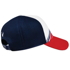 Callaway 2024 Stripe Mesh Red Navy White Hat Performance Snapback One Size