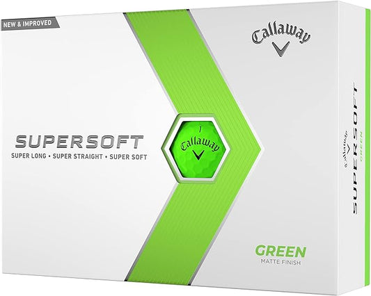 Callaway SuperSoft Golf Balls - 1 Dozen - Green