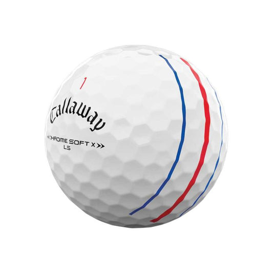 Callaway Chrome Soft X LS Triple Track Golf Balls 2023 - 1 Dozen