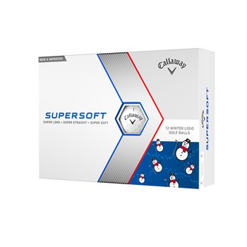 Callaway SuperSoft Winter Logo Golf Balls - 1 Dozen