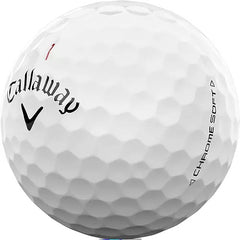 Callaway Chrome Soft White Golf Balls 2024 - 1 Dozen