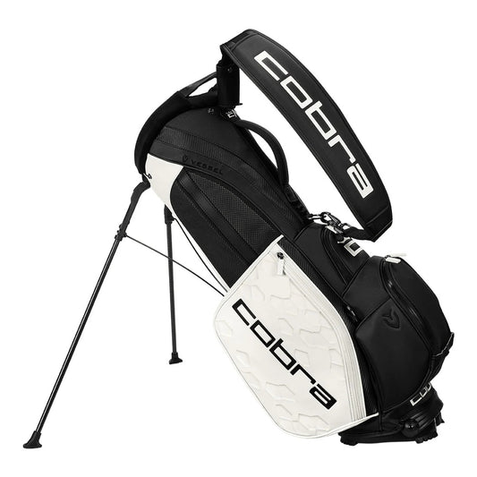Cobra Tour Stand Golf Bag - White and Black