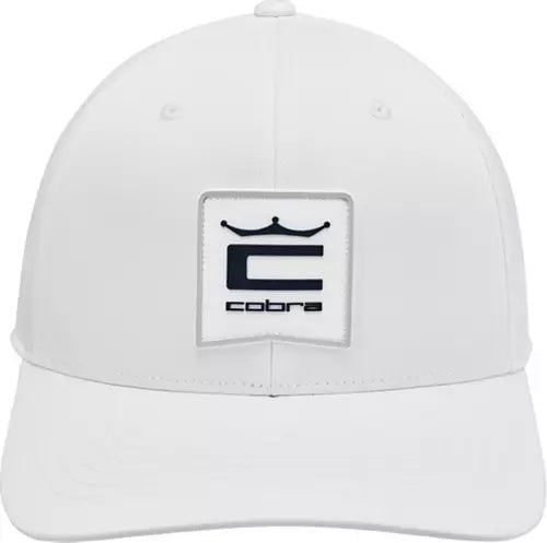 PUMA 2024 Men's Cobra Crown C Patch Golf Hat White Navy One Size