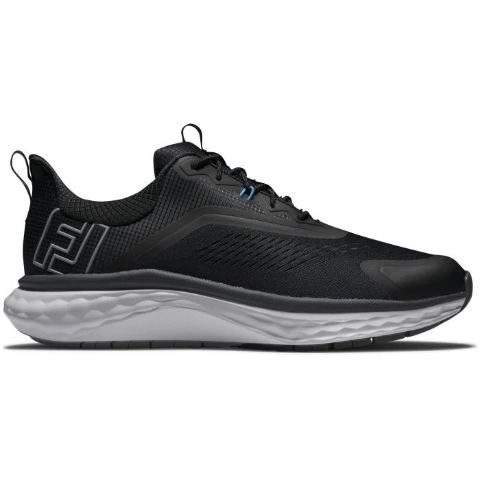 Footjoy Golf Shoes Quantum 56990 Style 9.5 Medium Mens Black White