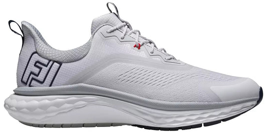 Footjoy Golf Shoes Quantum 56994 Style 9.5 Medium Mens White White Gray