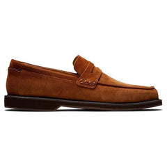 Footjoy Golf Shoes Suede Loafer 79075 Style 9.5 Medium Mens Brown