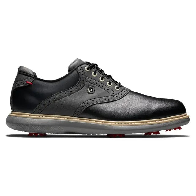 Footjoy Golf Shoes Traditions Saddle 57904 Style 9.5 Medium Mens Black