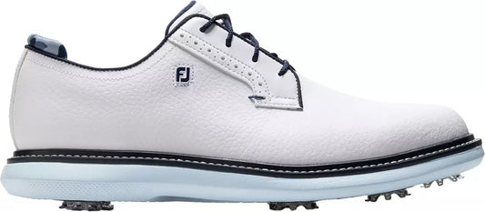 Footjoy Golf Shoes Traditions Blucher 57972 Style 9.5 Medium Mens White Navy