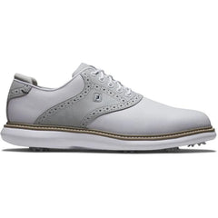 Footjoy Golf Shoes Traditions 57957 Style 9.5 Medium Mens White Gray