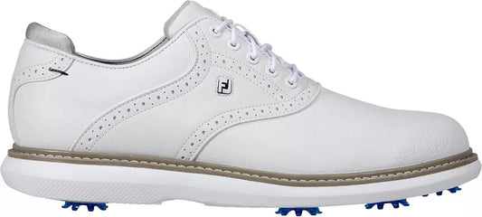 Footjoy Golf Shoes Traditions Saddle 57908 Style 9.5 Narrow Mens White