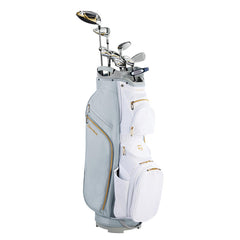 Taylormade Ladies Kalea Premiere Complete 9 Piece Full Set Grey White Gold Cart