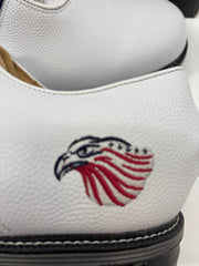 Footjoy Myjoys Premiere BOA Packard Spikeless Golf Shoes White Eagle 12 XW