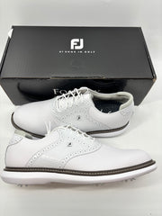 Footjoy Myjoys Traditions Series Golf Shoes White Gator Custom 11 Medium